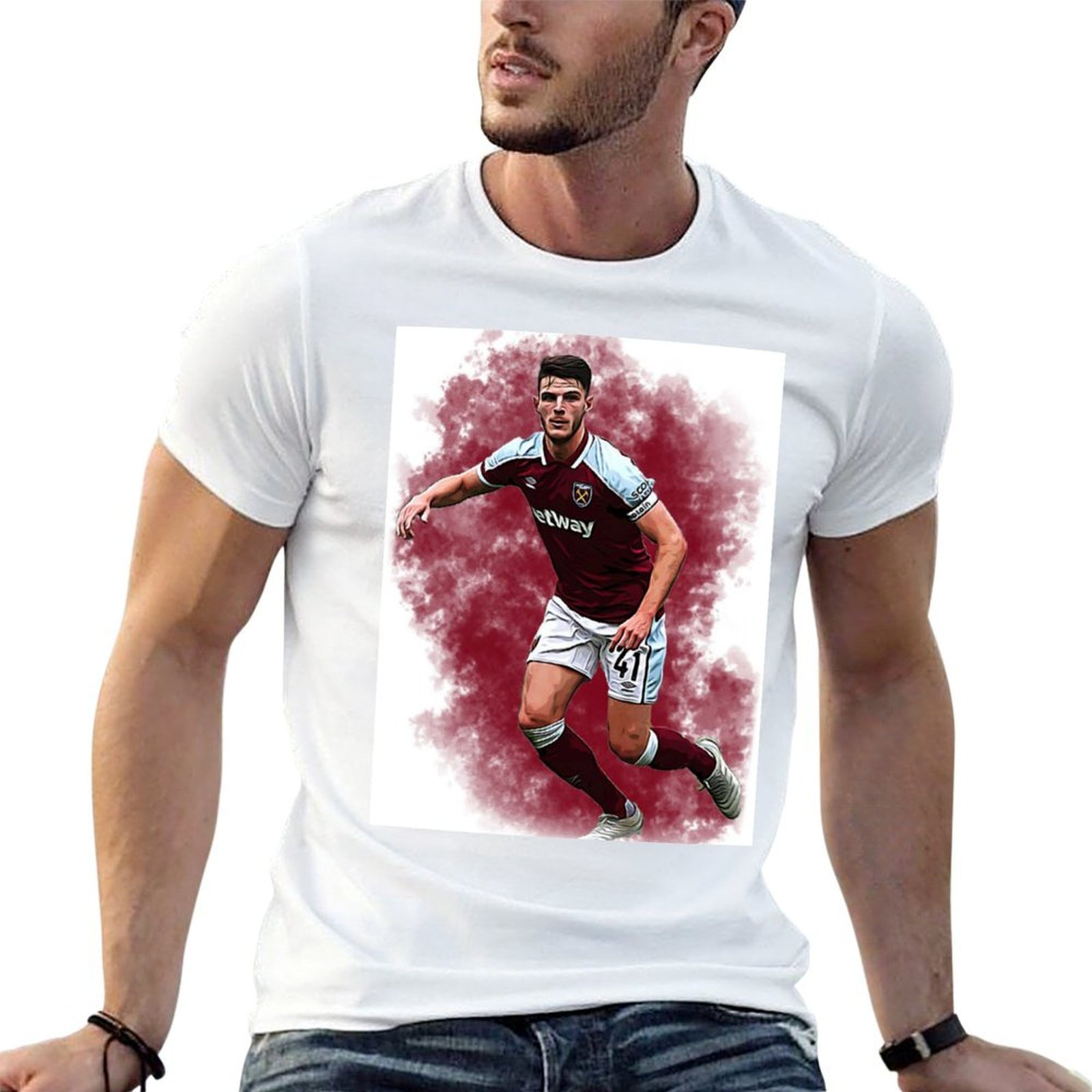 Declan Rice Wallpaped Poster T - Street Fashion Wallpaper review and price