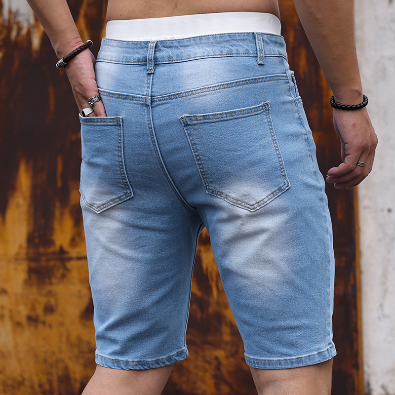2026 Mens Stretch Denim Shorts - Street Fashion Jeans review and price