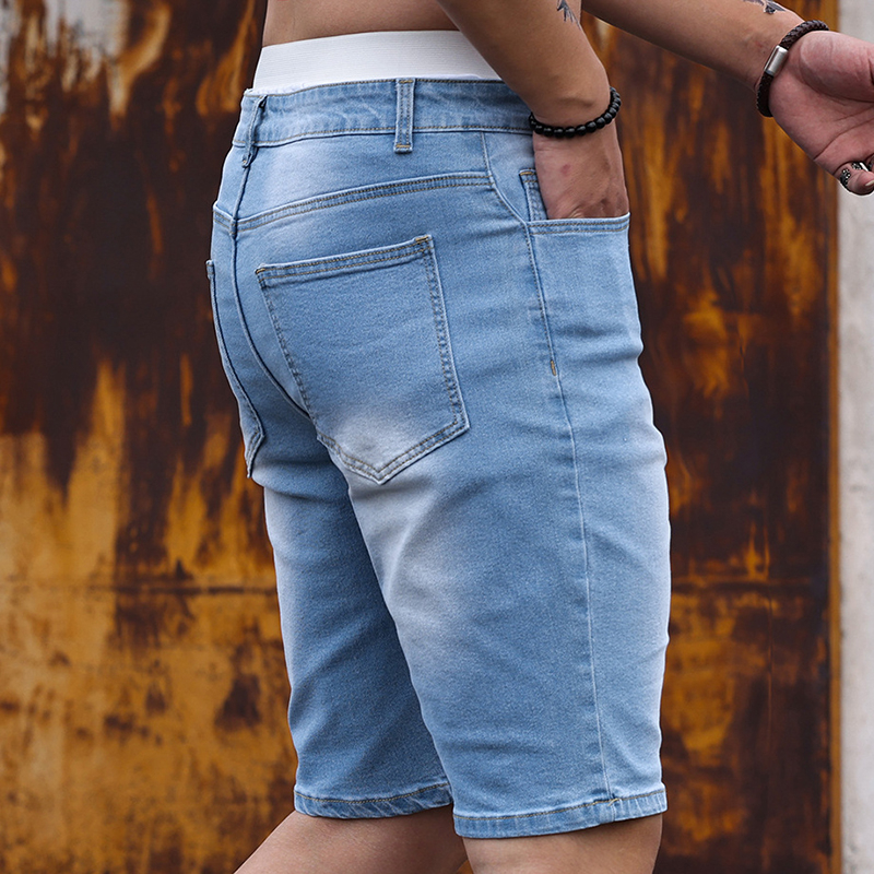 2026 Mens Stretch Denim Shorts - Street Fashion Jeans review and price