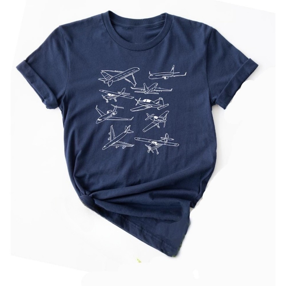 Types of Airplanes T-shirt Avi - Street Fashion Types review and price