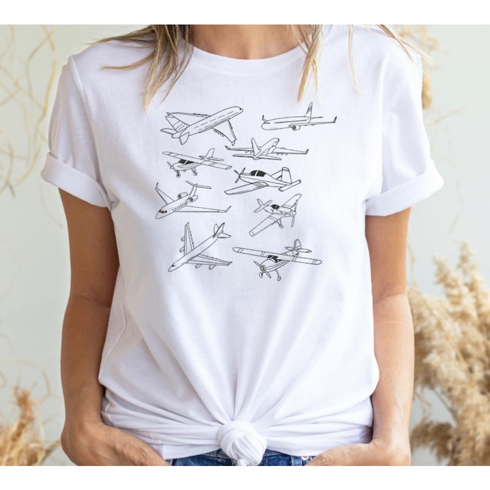 Types of Airplanes T-shirt Avi - Street Fashion Types review and price