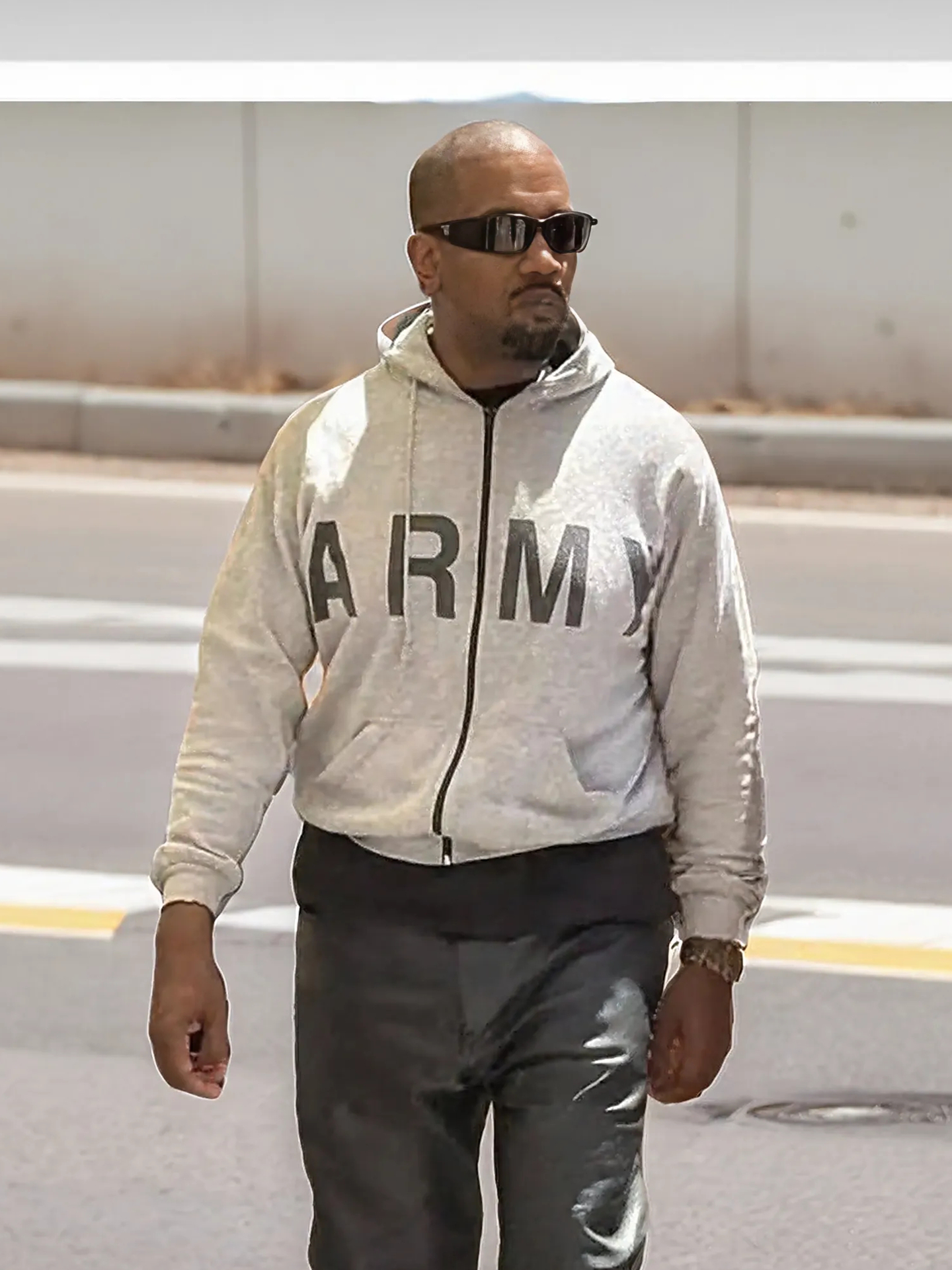 Kanye West Limited Grey Zip-Up - Street Fashion Types review and price