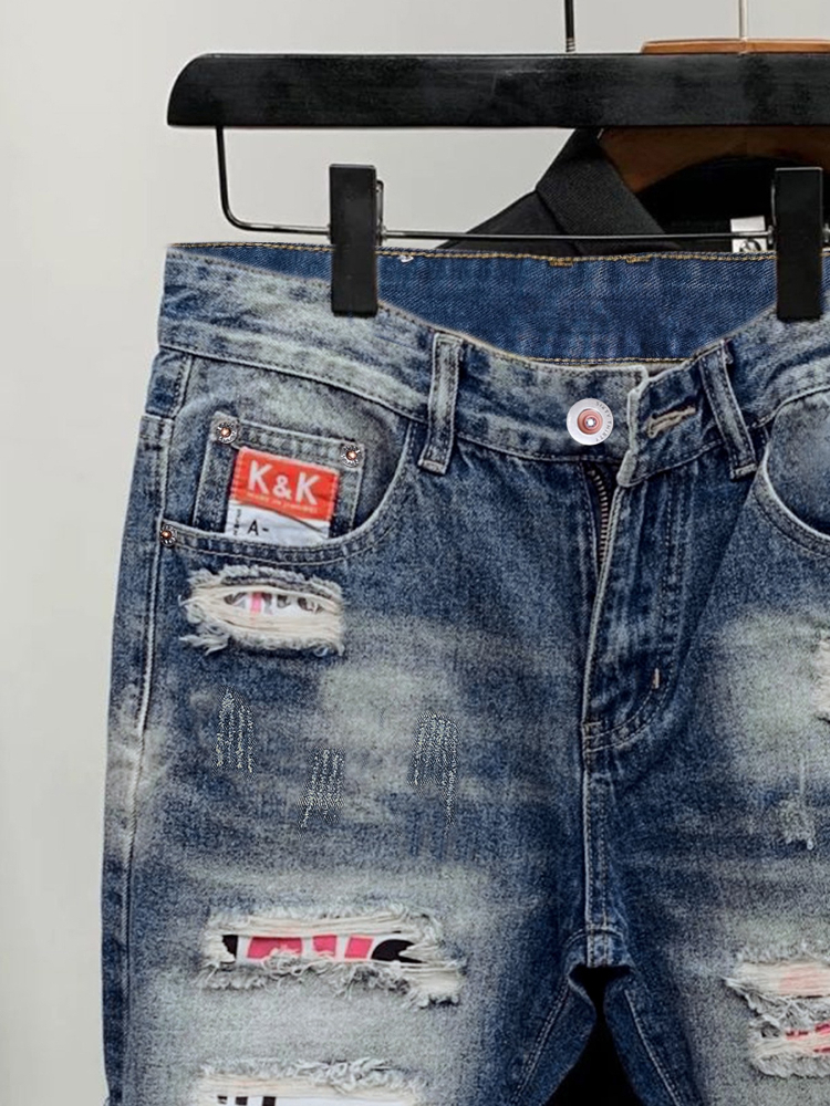 2026 Summer Ripped Straight Me - Street Fashion Jeans review and price