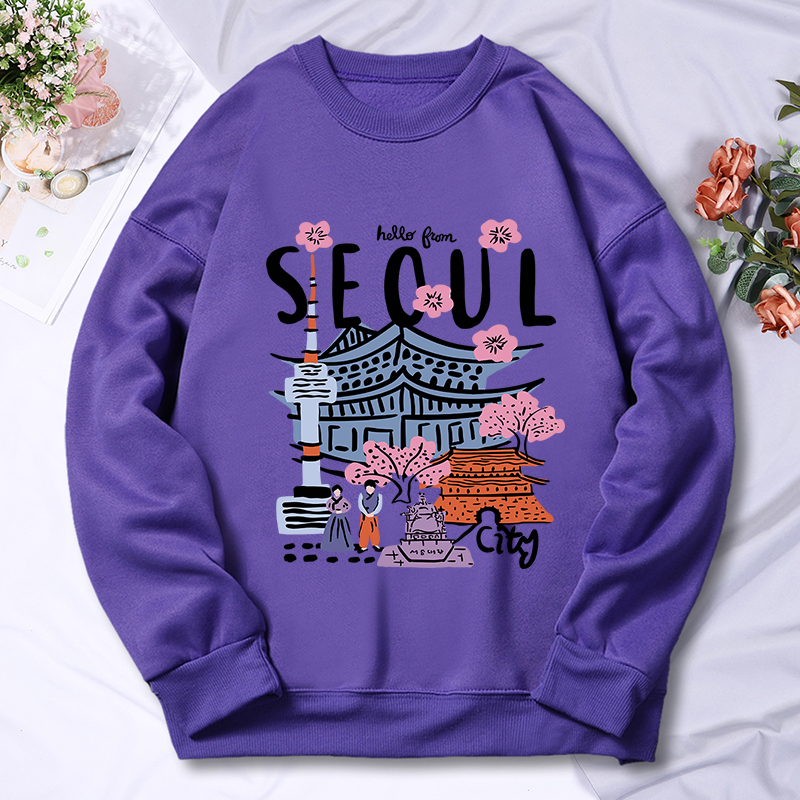 Seoul Beautiful Scenery Printi - Street Fashion Of Seoul review and price