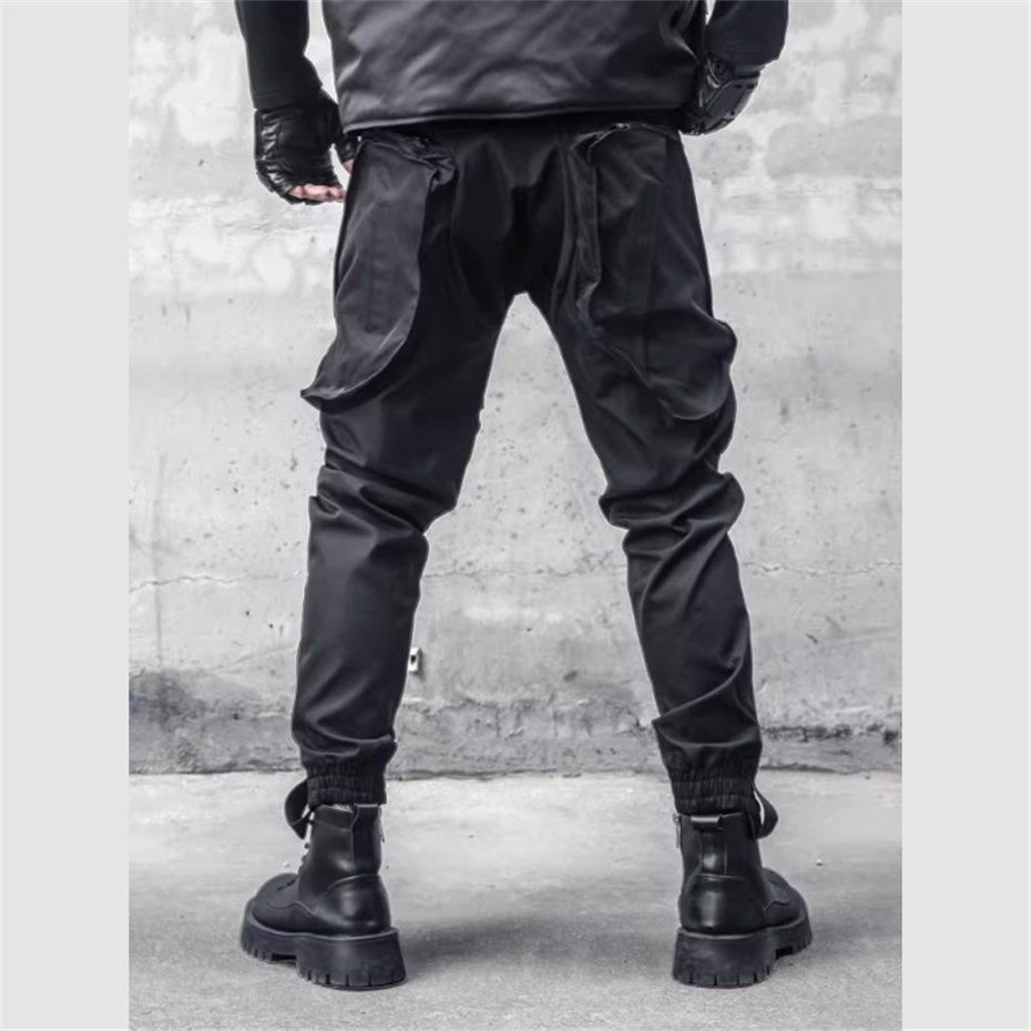 Men Y2K Cargo Pants Zipper Poc - Techwear Pants Tactical review and price