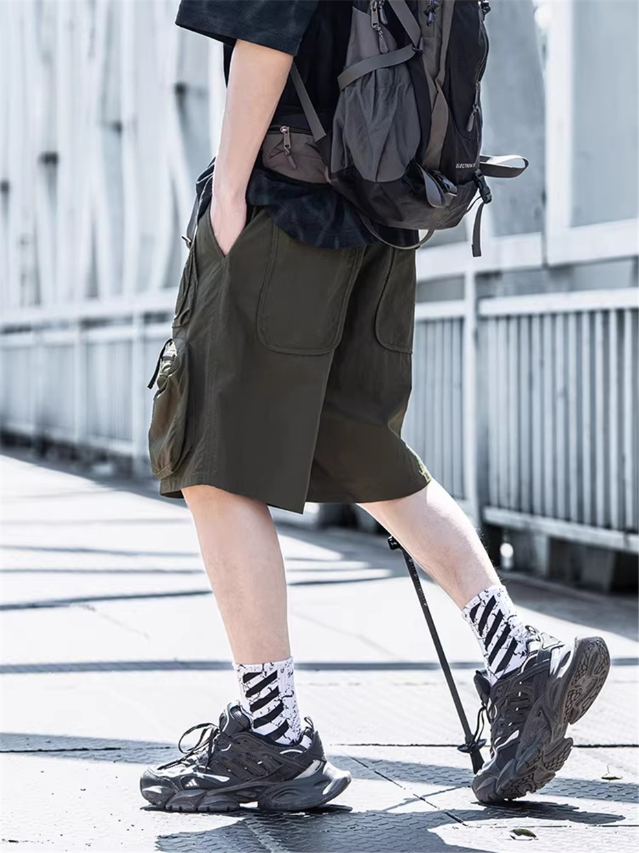 Summer Tactical Short Men Punk - Techwear Pants Tactical review and price