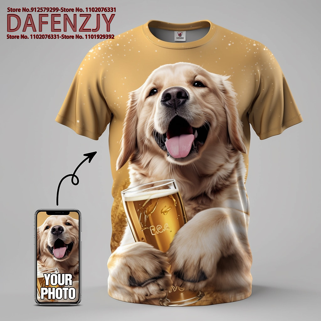 Custom Funny Pet Photo 3D All  - Street Fashion Harajuku review and price