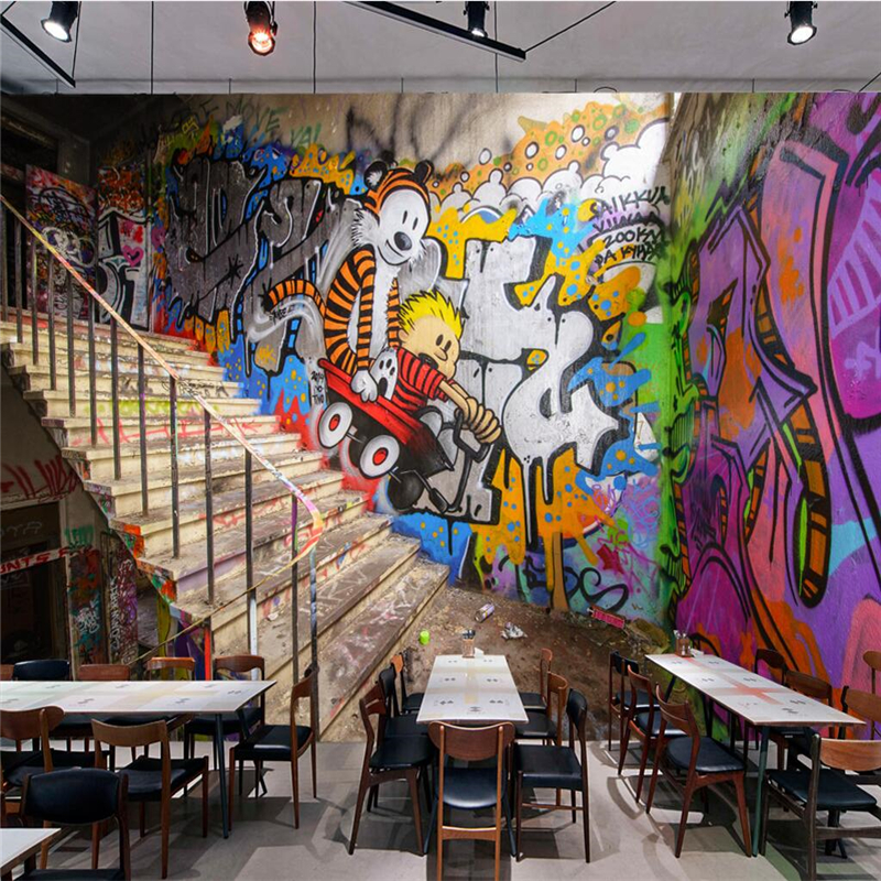 Wallpaper Mural Wall Sticker M - Street Fashion Wallpaper review and price