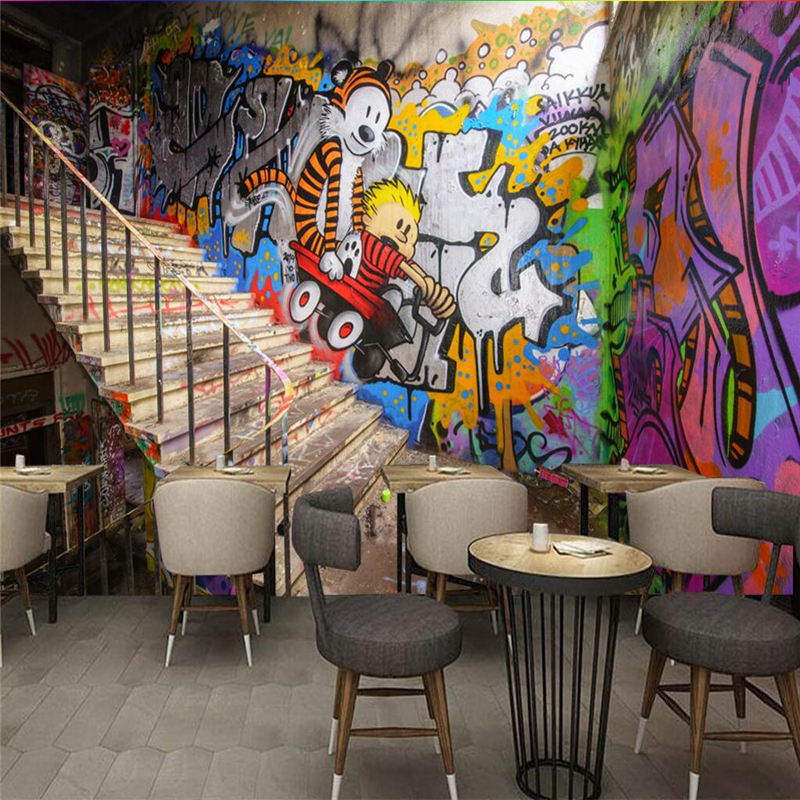 Wallpaper Mural Wall Sticker M - Street Fashion Wallpaper review and price
