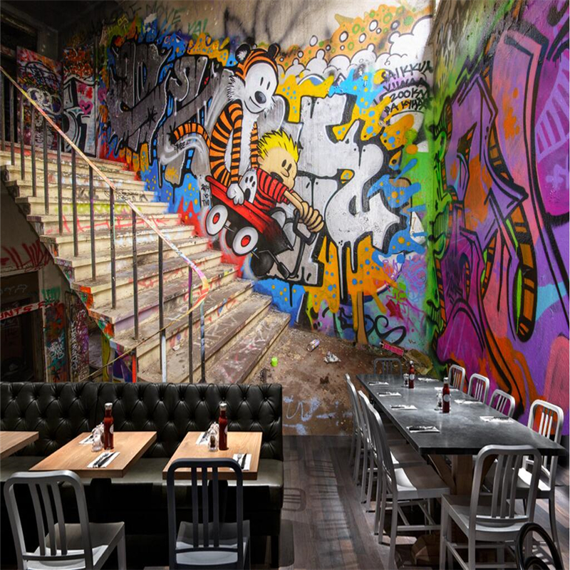 Wallpaper Mural Wall Sticker M - Street Fashion Wallpaper review and price