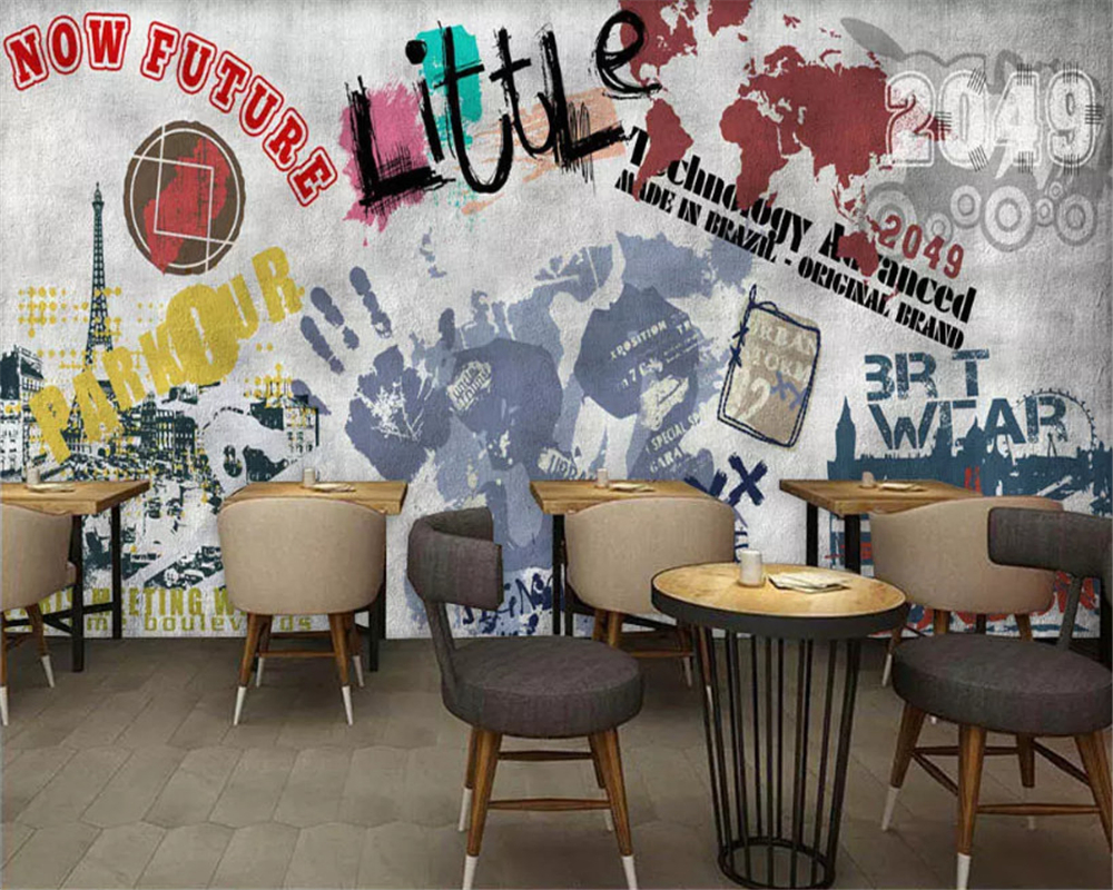 beibehang Custom fashion decor - Street Fashion Wallpaper review and price