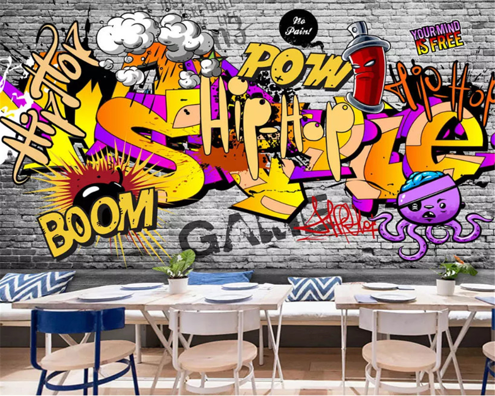 beibehang Custom fashion decor - Street Fashion Wallpaper review and price