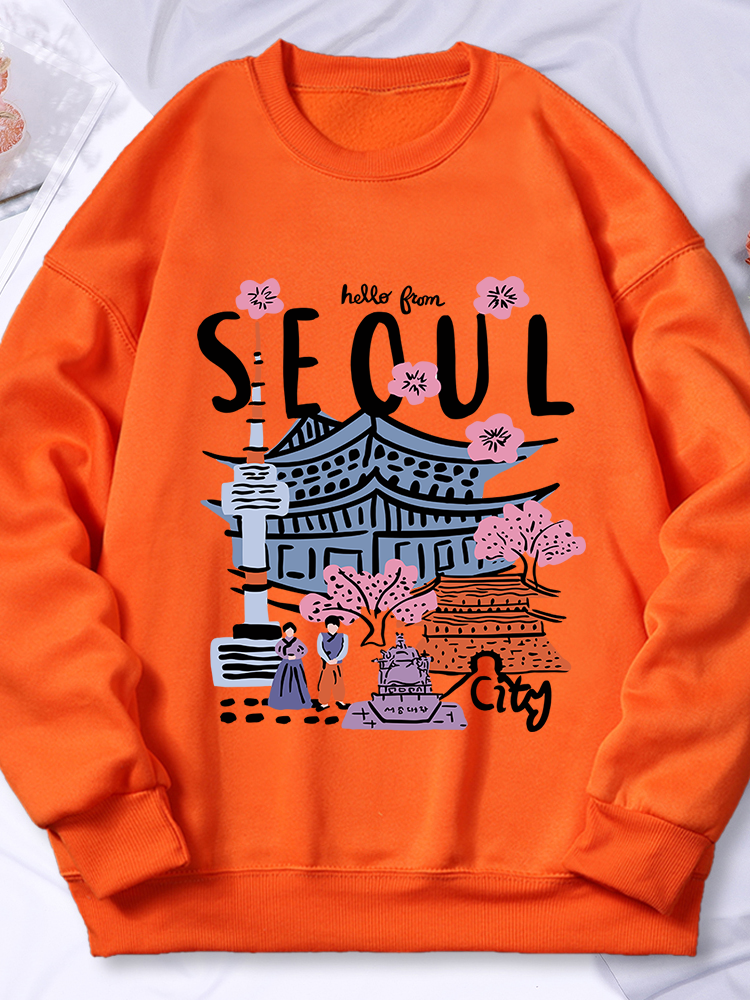 Seoul Beautiful Scenery Printi - Street Fashion Of Seoul review and price