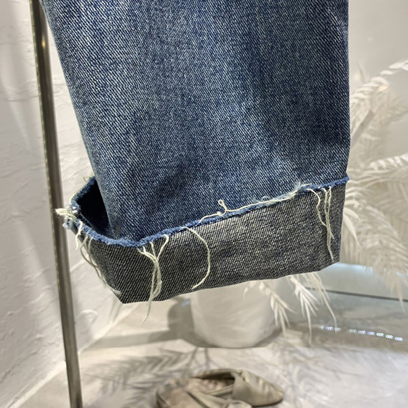 Summer Women Ripped Jeans High - Street Fashion Jeans review and price