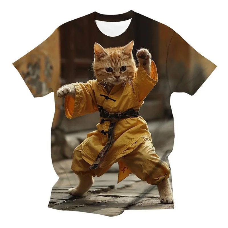 Fashion Funny Animal Cat Graph - Street Fashion Harajuku review and price