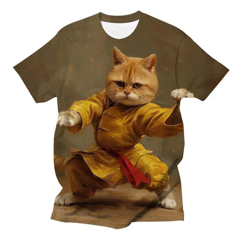 Fashion Funny Animal Cat Graph - Street Fashion Harajuku review and price