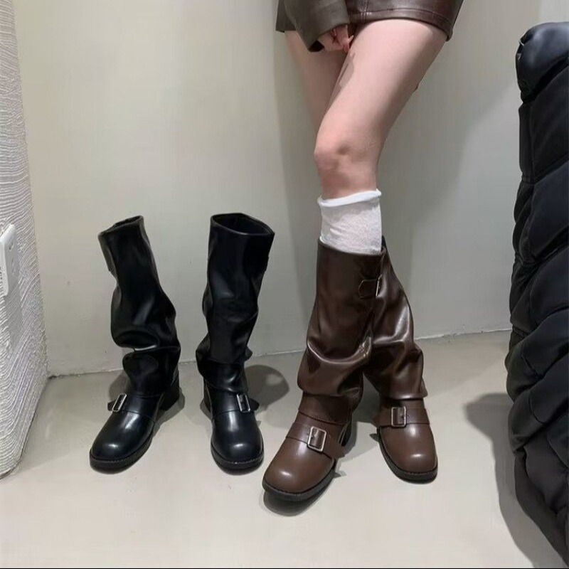 2025Woman Boots Knee High Plat - Street Fashion Trends 2025 review and price