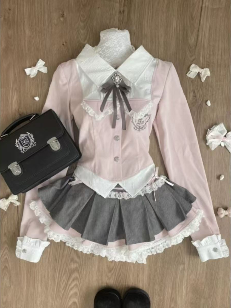 Gothic Y2k Vintage Preppy Styl - Street Fashion Harajuku review and price