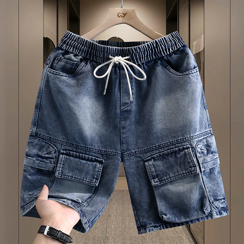 Men's Cargo Shorts New Summer  - Street Fashion Jeans review and price