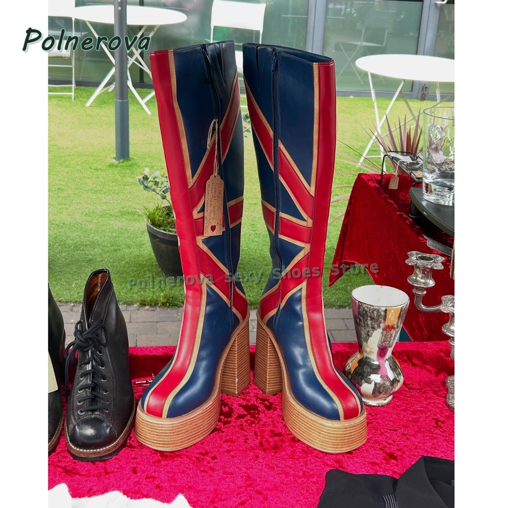 Union Jack Platform Fashion Bo - Street Fashion Trends 2025 review and price